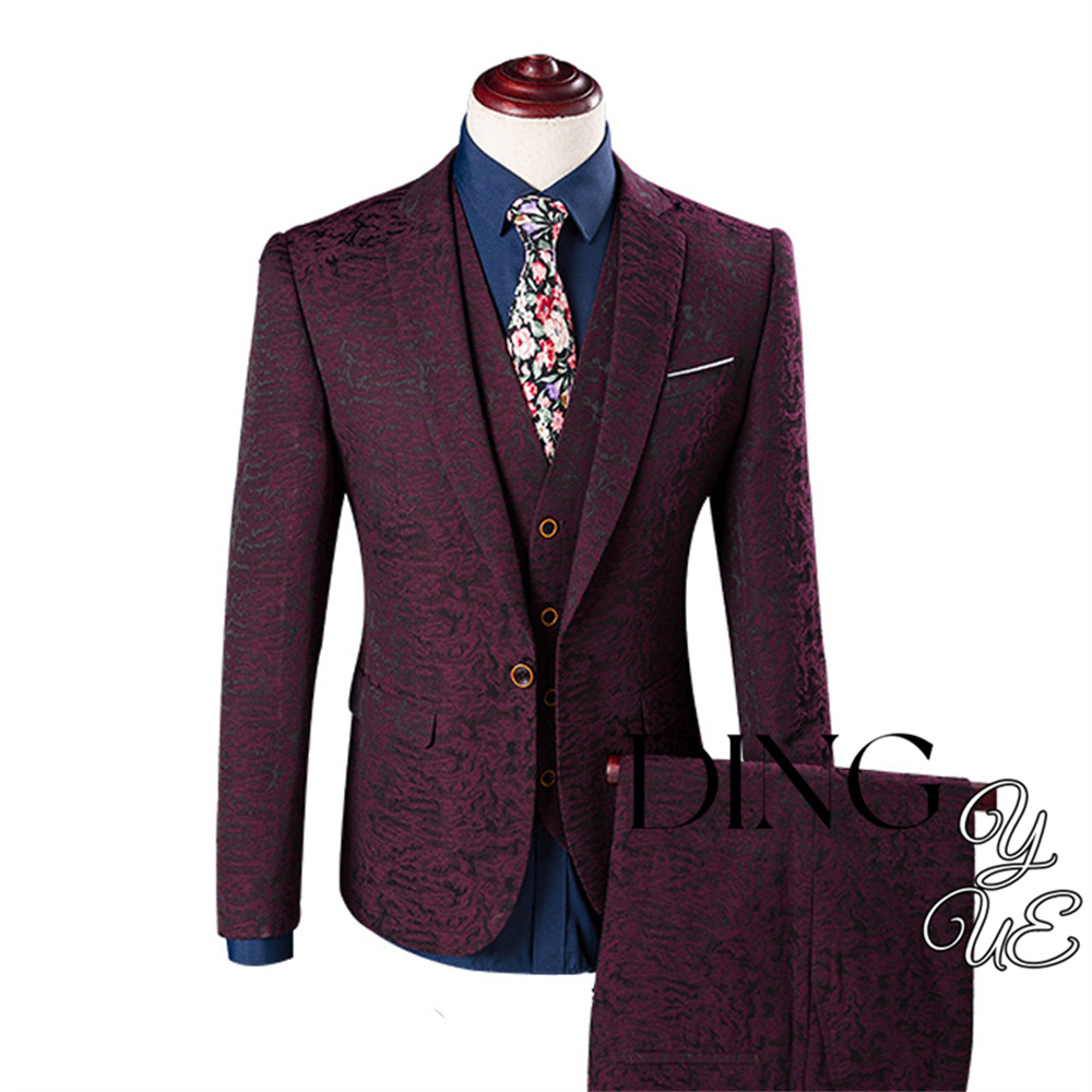 Men'S Grooming Brands - Blazer Vest Broek High-end Merk Effen