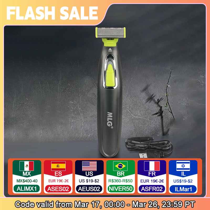 Men'S Grooming Razor - Mlg Elektrisch Scheerapparaat Voor Mannen En