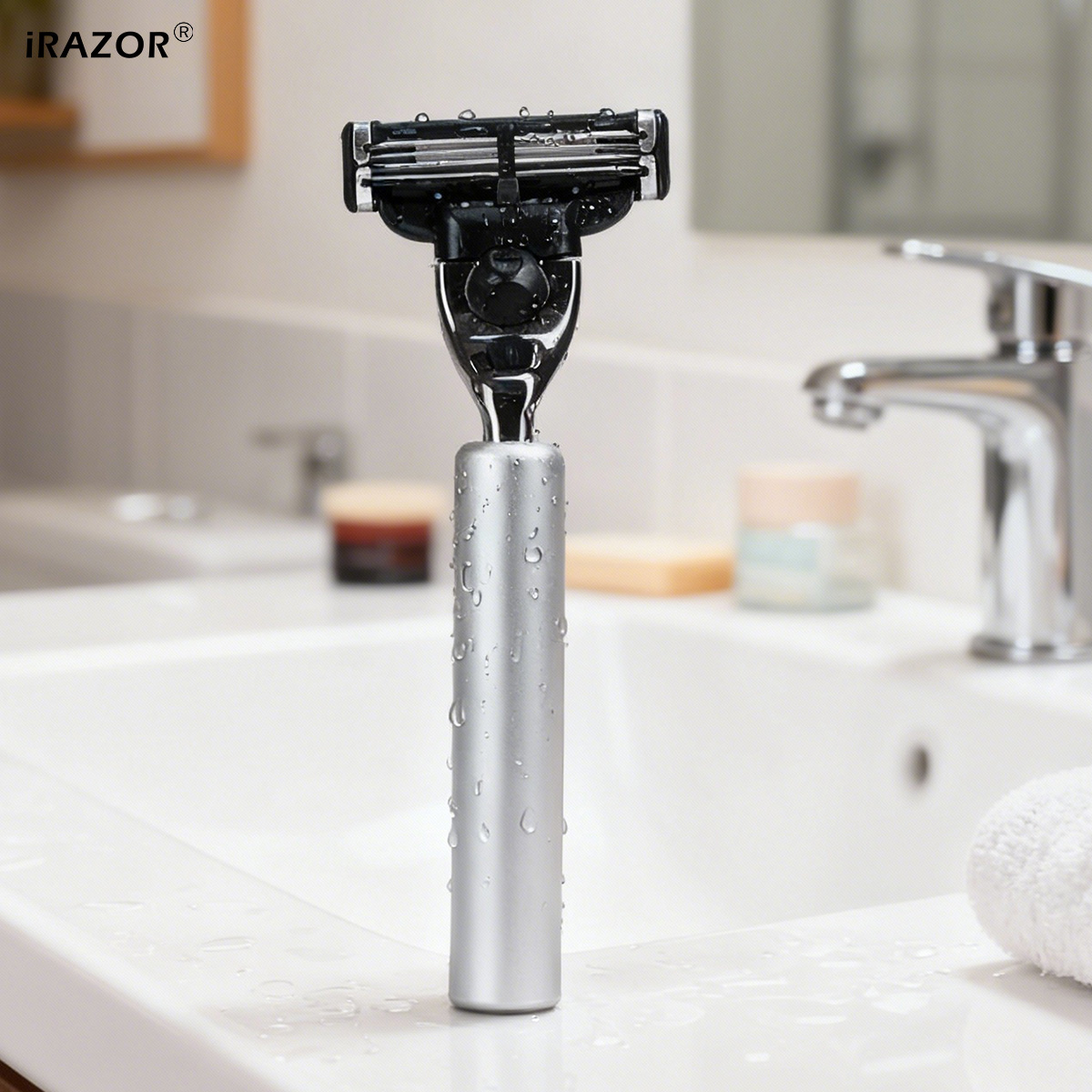 Men'S Grooming Underarm - IRAZOR Klassieke mannen Baard Scheren Scheermes