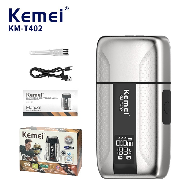 Men'S Grooming Razor - Kemei T402 Professionele Barbier Foliescheerapparaten voor