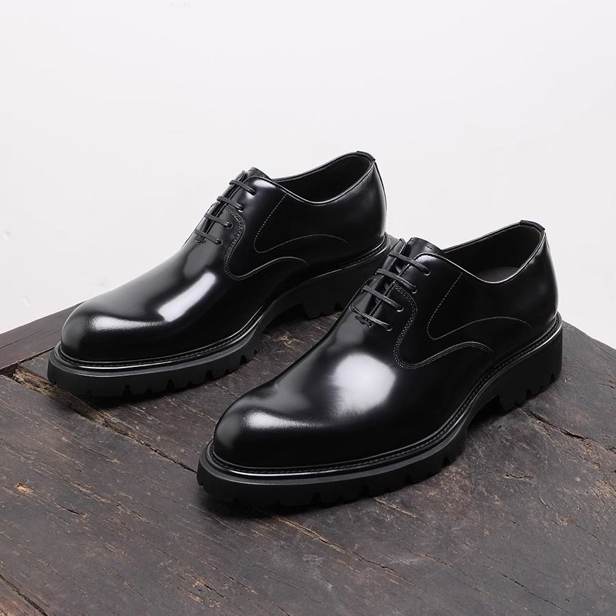 Young Men'S Grooming - 2025 Heren Casual Leer Britse Stijl