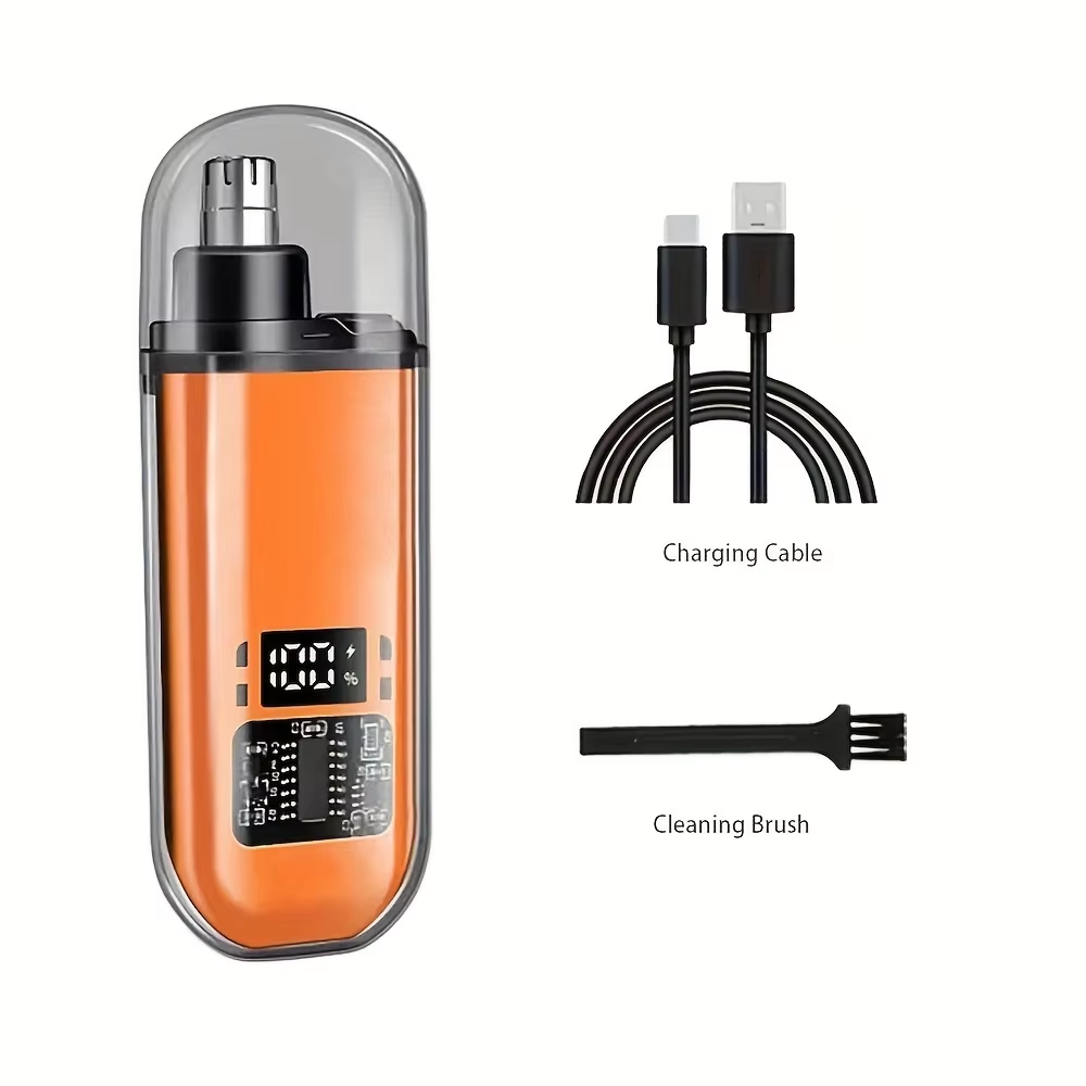Men'S Grooming Razor - USB Oplaadbare Neus- en Oorhaartrimmer voor