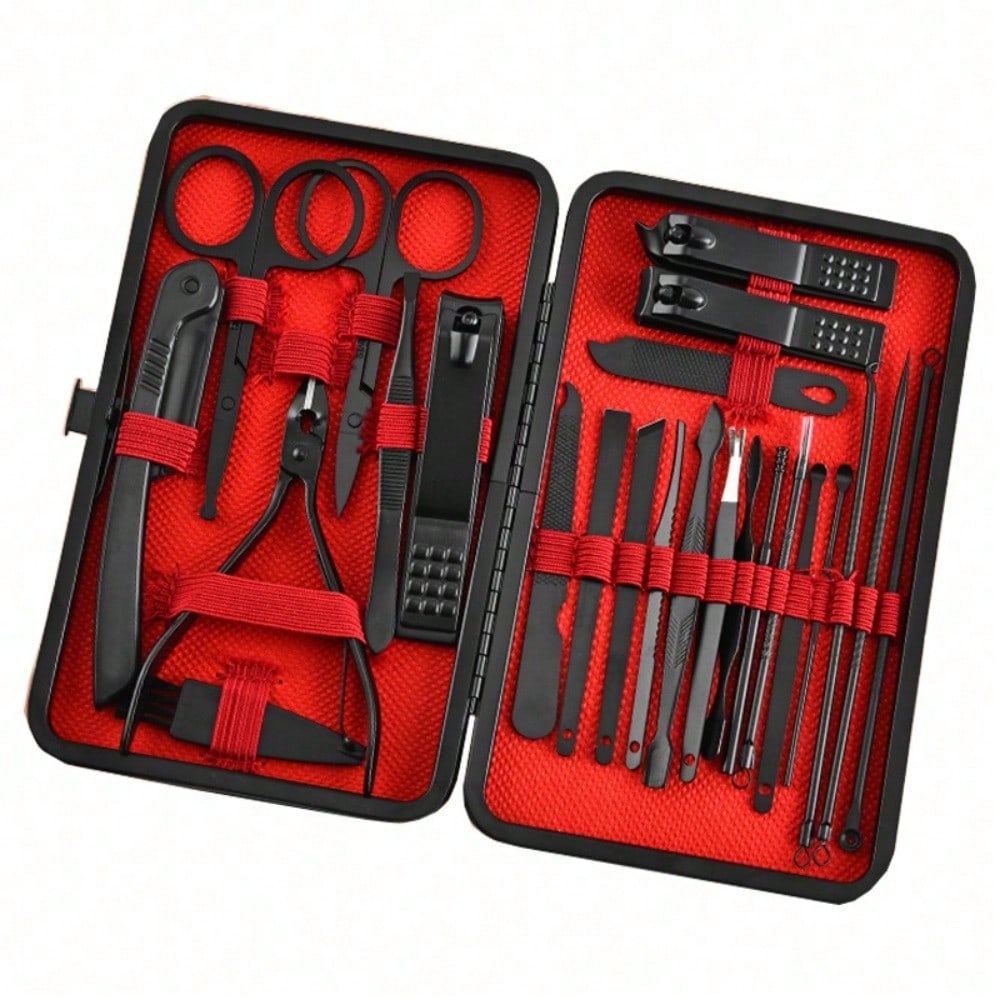 Nail Care Kit Mens - 8/24-delige professionele manicure- en pedicureset, premium