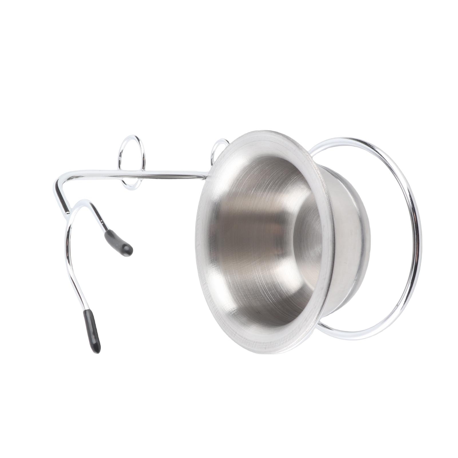 Shaving Brush Set - Scheerstandaard met kom, metalen scheerkwast houder,