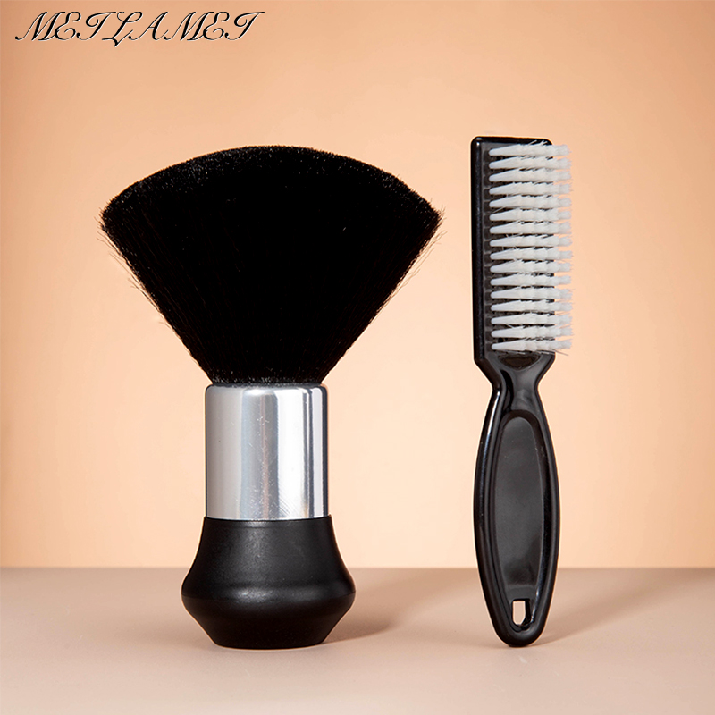 Shaving Brush Set - Kappers Zachte Borstel Zwart Kappers Vegen