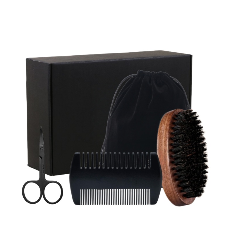 Shaving Brush Set - Mannen Scheerkwast Set Varkenshaar Draagbare Kapper