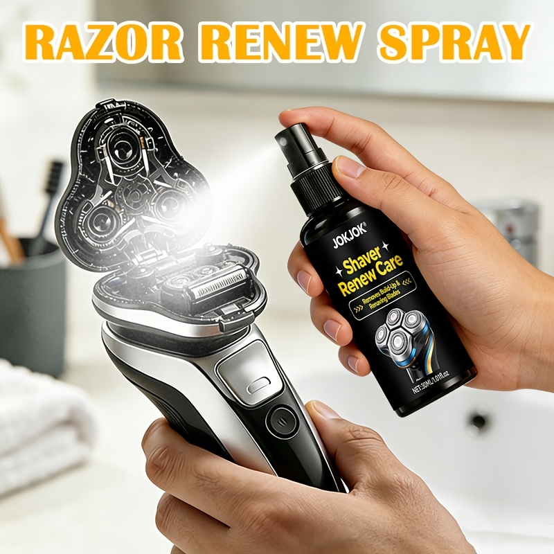 Men'S Grooming Razor - Elektrisch Scheerapparaat Renew Care Spray 30ML