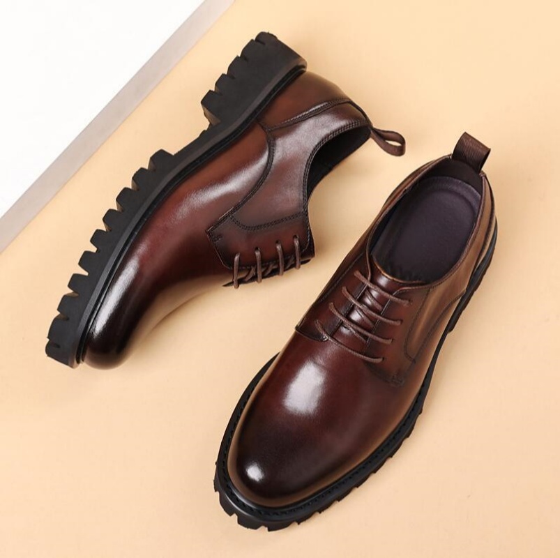 Britse stijl echt lederen Oxfo - Young Men'S Grooming recensie en prijs