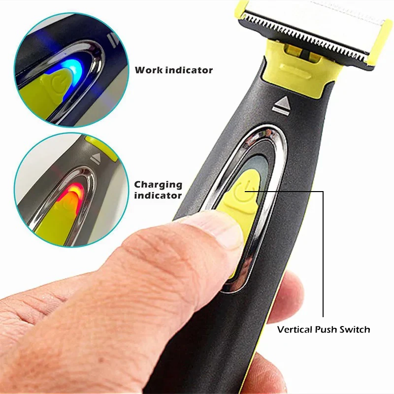 Draagbare USB-oplaadbare elekt - Men Grooming Armpit Hair recensie en prijs