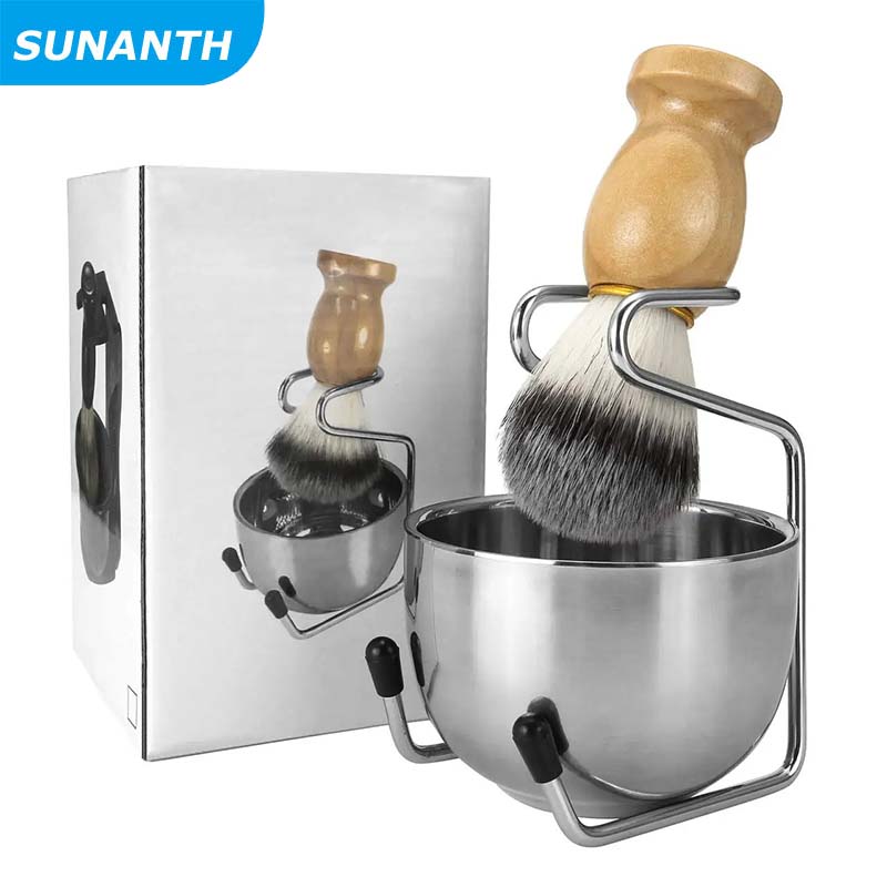 Roestvrij Staal Heren Scheren  - Shaving Brush Set recensie en prijs