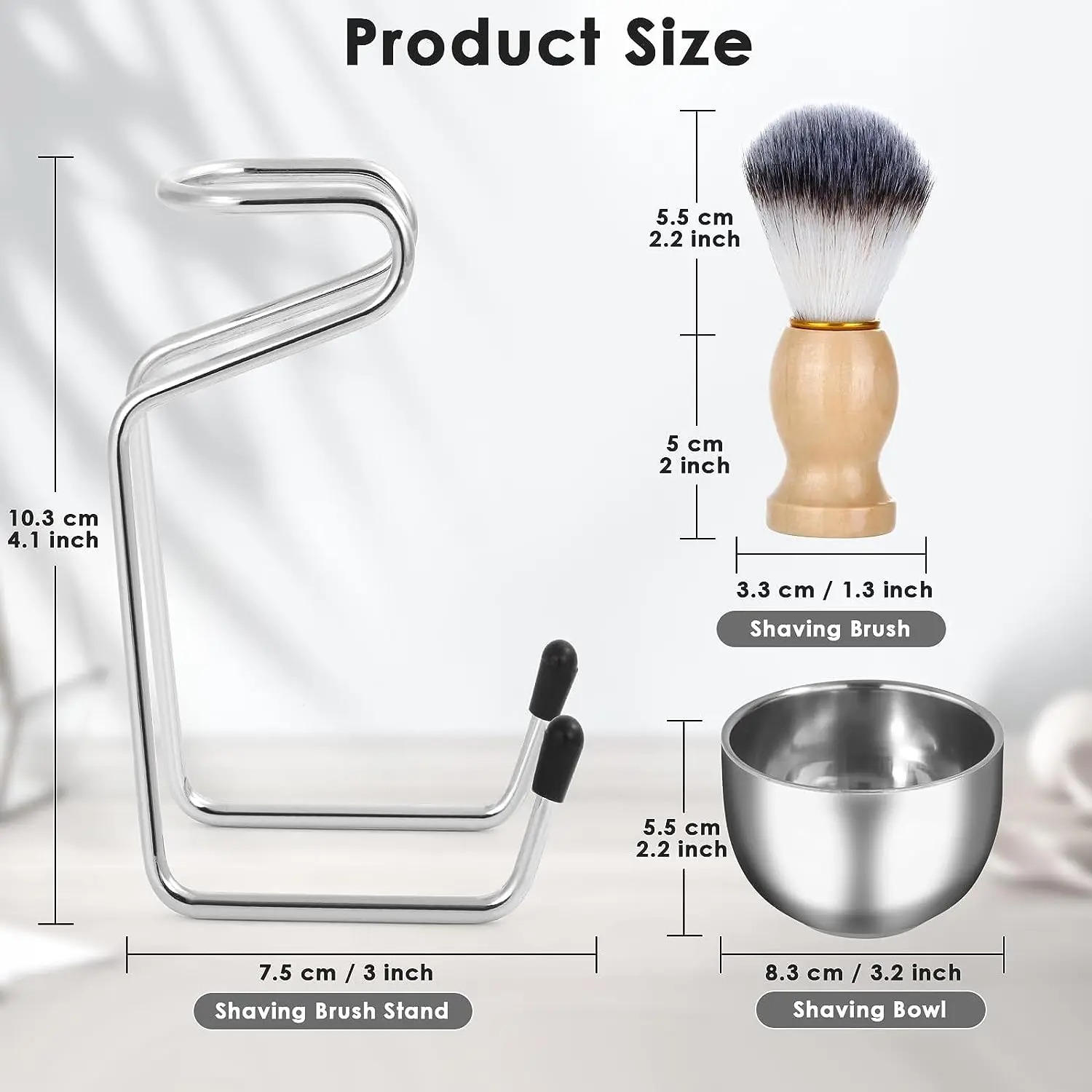 Roestvrij Staal Heren Scheren  - Shaving Brush Set recensie en prijs