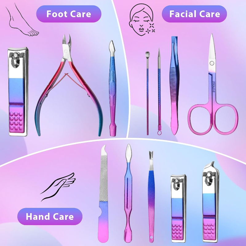 Manicureset Nagelknippers Pedi - Nail Care Kit Mens recensie en prijs