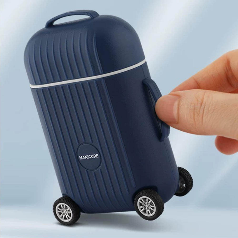8-delige reis mini koffer mani - Nail Care Kit Mens recensie en prijs