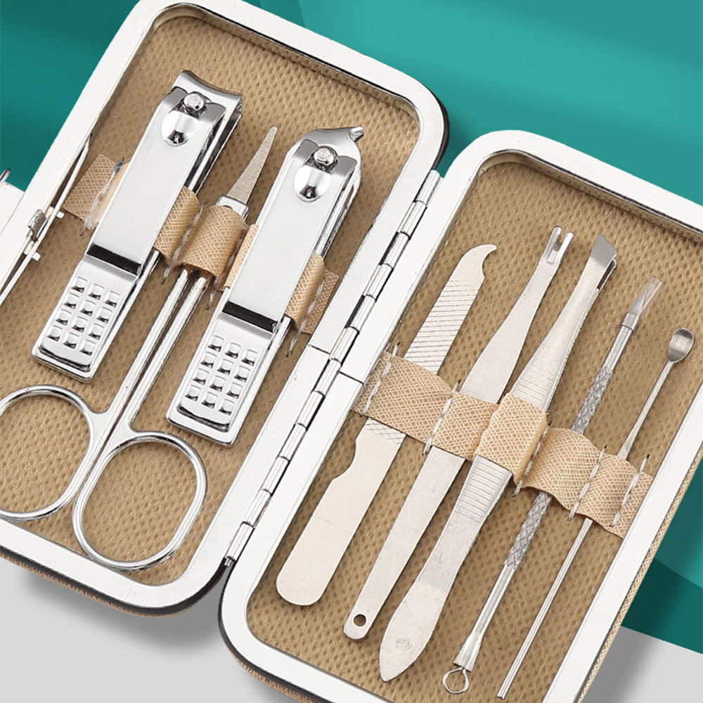 8-in-1 RVS Manicure Set Staal  - Nail Care Kit Mens recensie en prijs