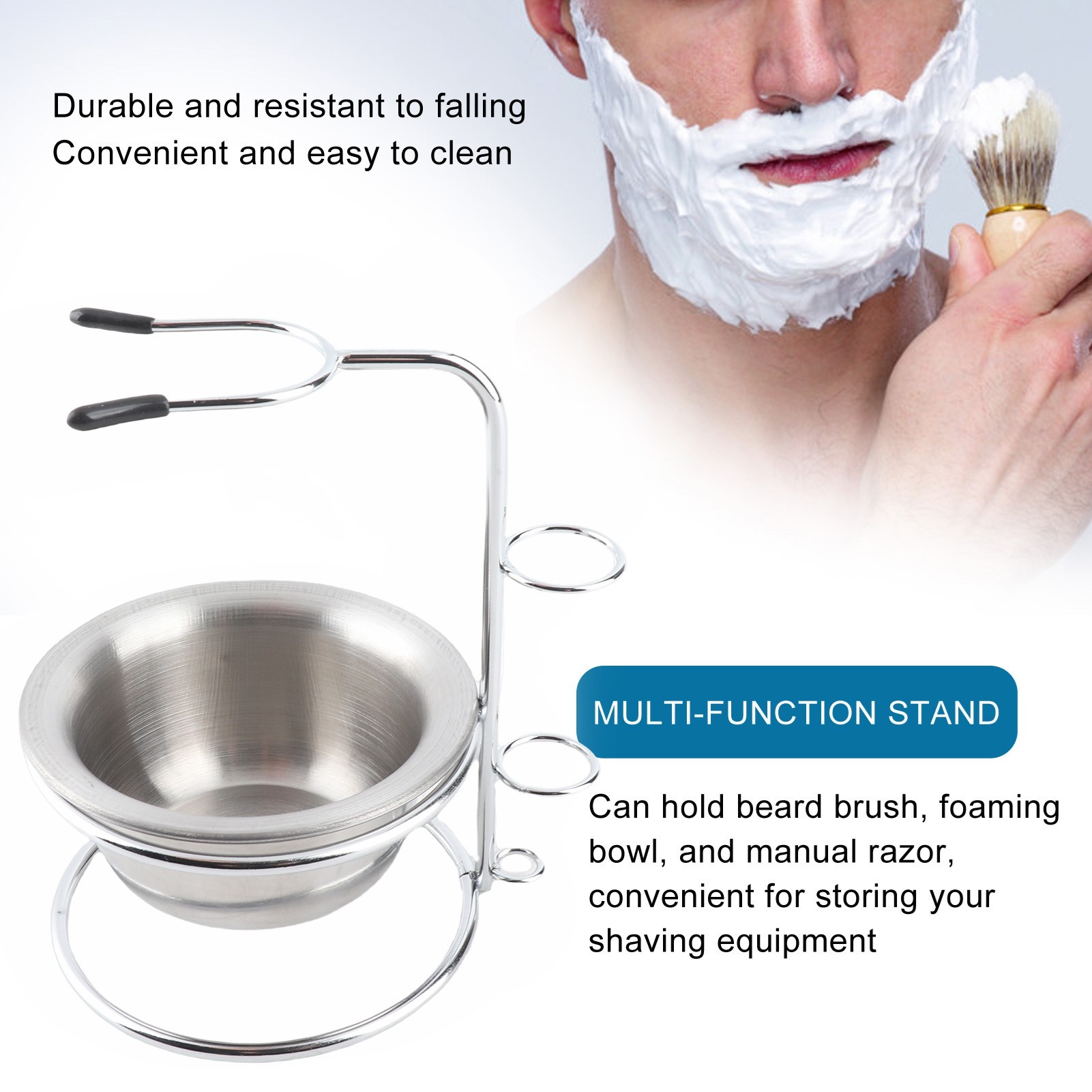 Scheerstandaard met kom, metal - Shaving Brush Set recensie en prijs