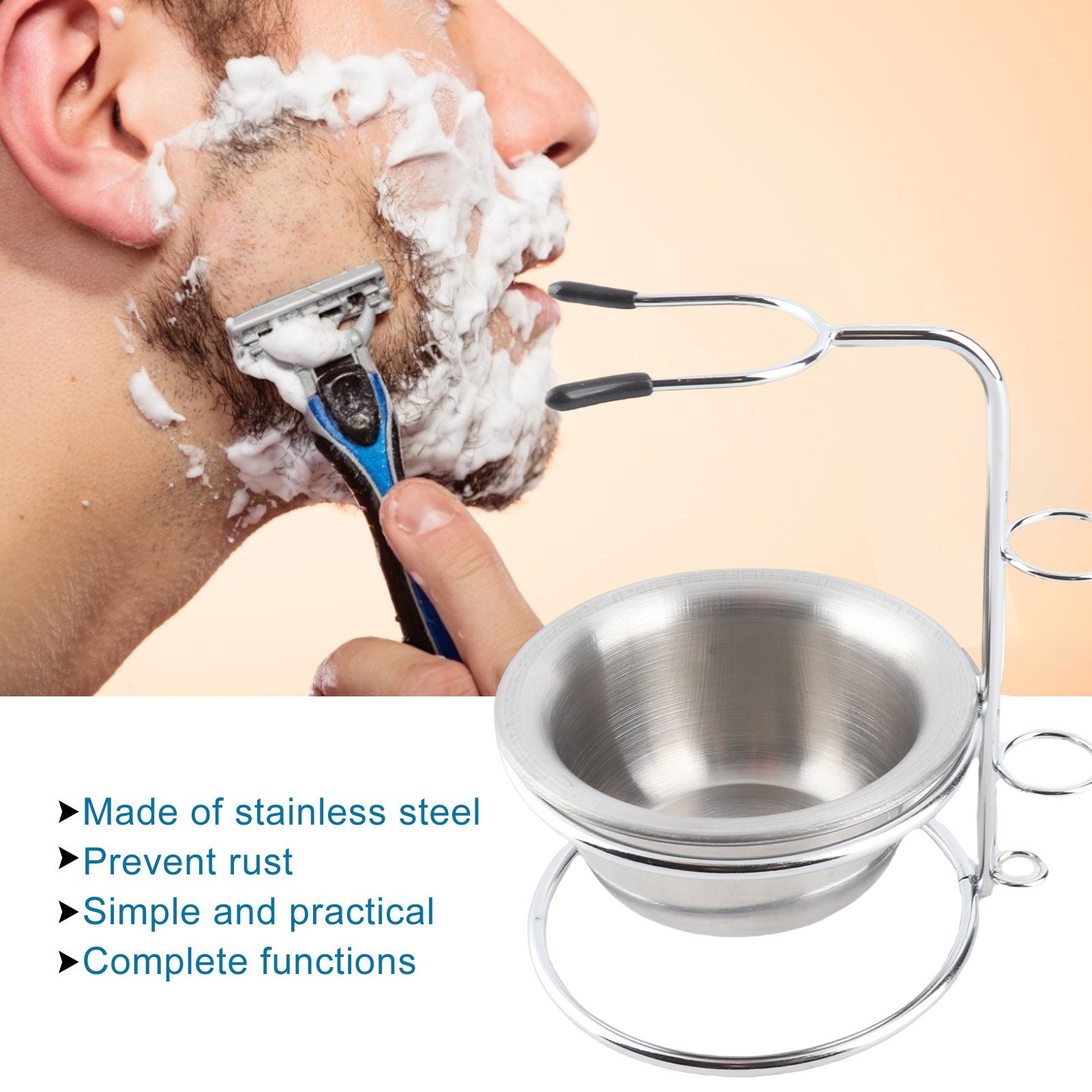Scheerstandaard met kom, metal - Shaving Brush Set recensie en prijs