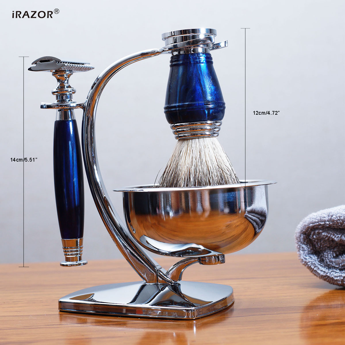 iRAZOR Royal Blue Luxe Scheers - Men'S Grooming Underarm recensie en prijs