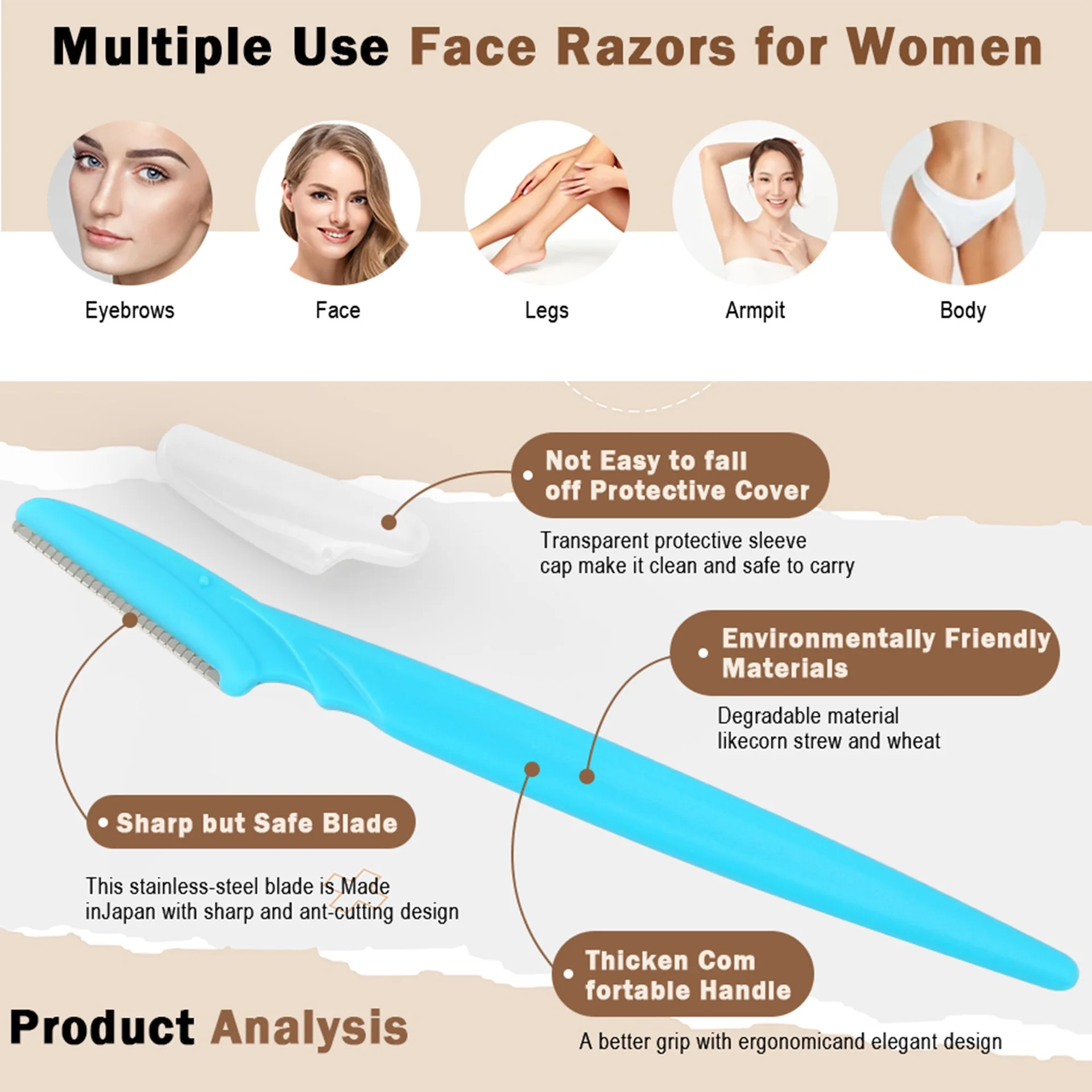 5/10/30/40 stuks wenkbrauwsche - Men'S Grooming Razor recensie en prijs