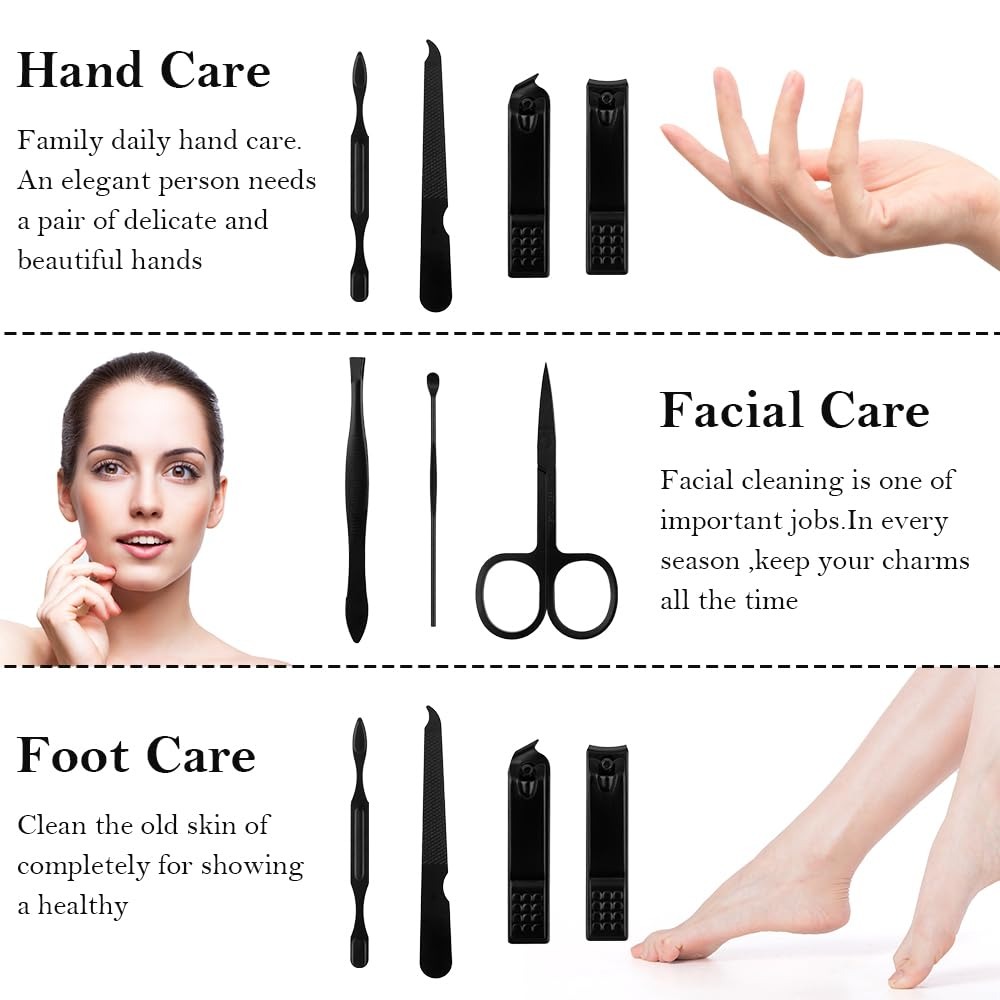 8-in-1 manicureset voor mannen - Nail Care Kit Mens recensie en prijs