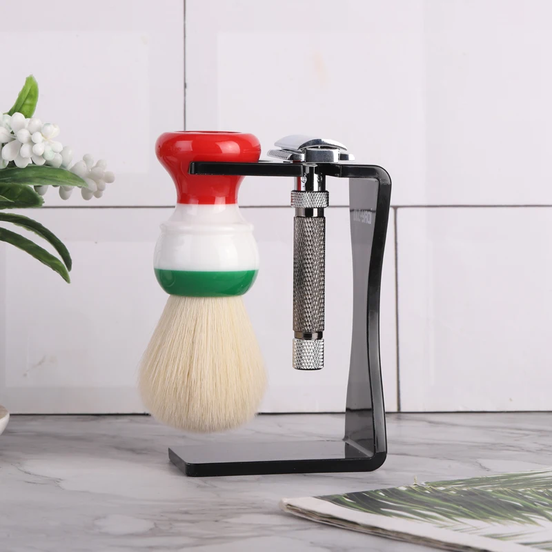 YAQi Goedkope romige zwart/wit - Shaving Brush Set recensie en prijs